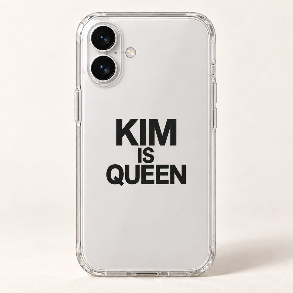 KIM IS QUEEN phone-case iphone-17 mockup
