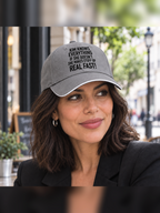 KIM KNOWS EVERYTHING IF SHE DOESN'T SHE MAKES STUFF UP REAL FAST! cap model-gray mockup