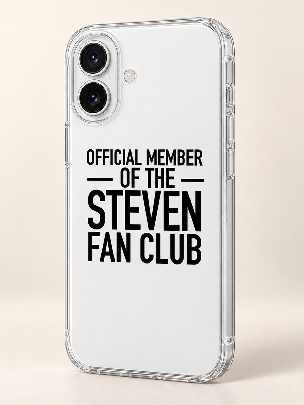 OFFICIAL MEMBER OF THE STEVEN FAN CLUB phone-case iphone-16 mockup