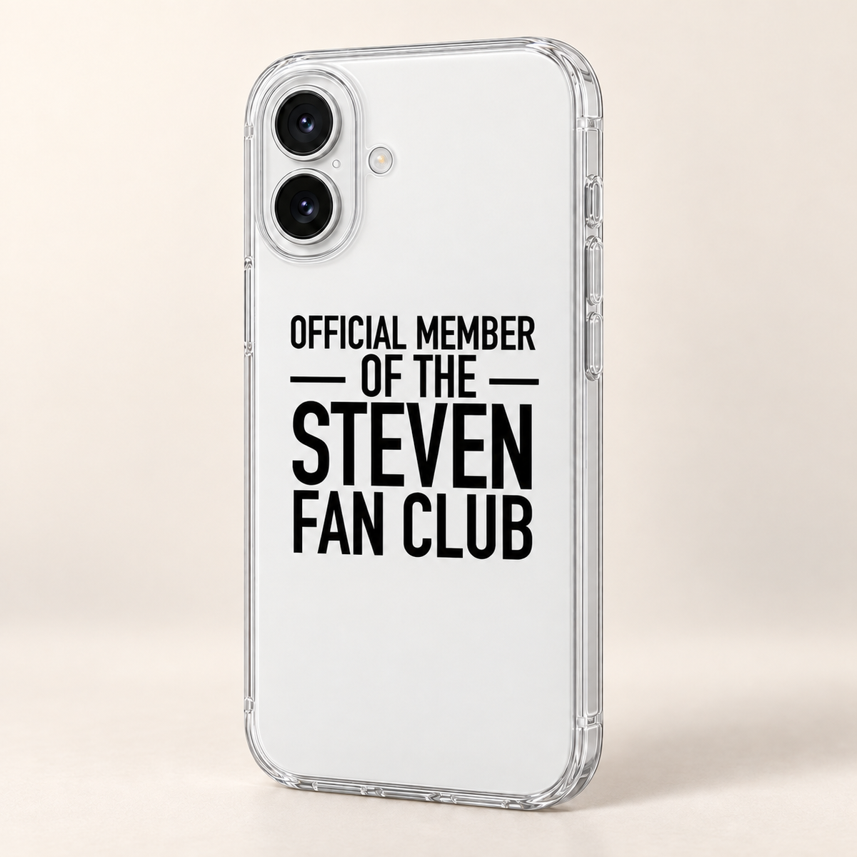 OFFICIAL MEMBER OF THE STEVEN FAN CLUB phone-case iphone-16 mockup