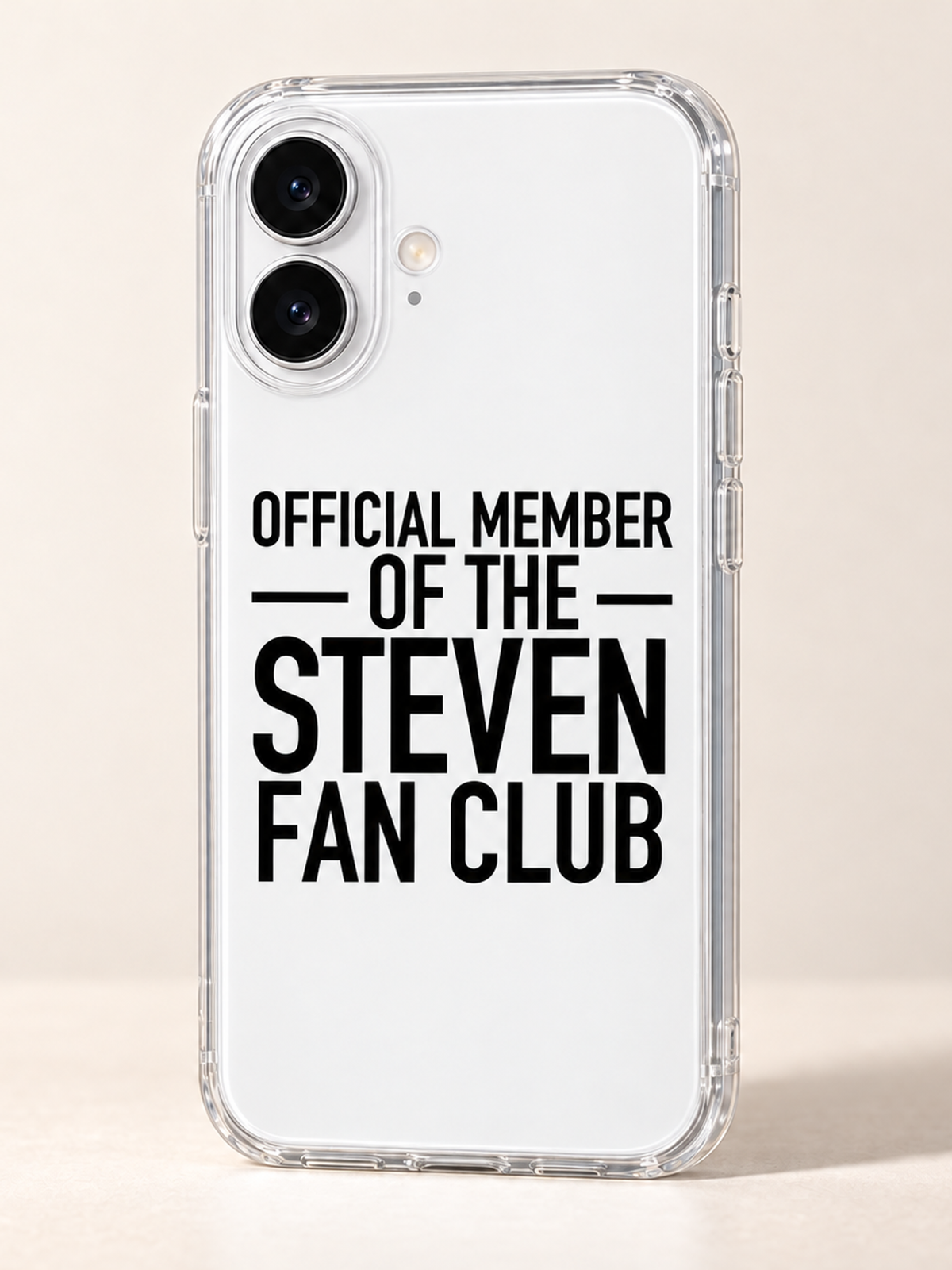 OFFICIAL MEMBER OF THE STEVEN FAN CLUB phone-case iphone-17 mockup