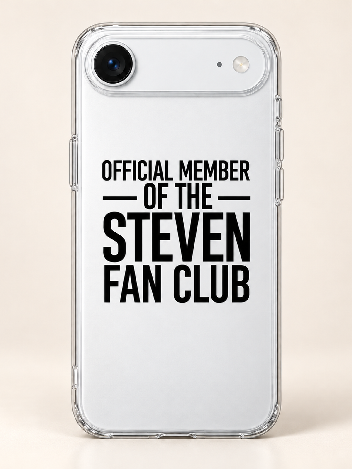 OFFICIAL MEMBER OF THE STEVEN FAN CLUB phone-case iphone-17-air mockup