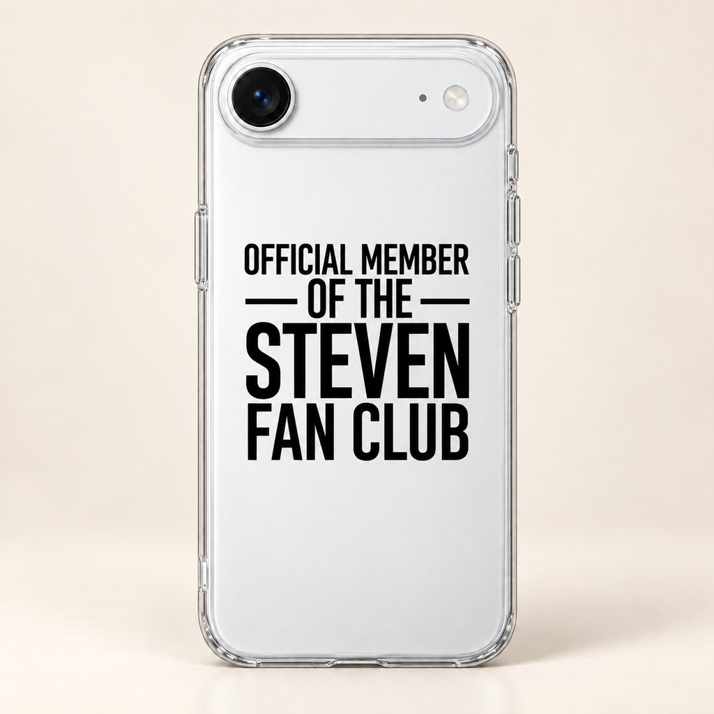 OFFICIAL MEMBER OF THE STEVEN FAN CLUB phone-case iphone-17-air mockup
