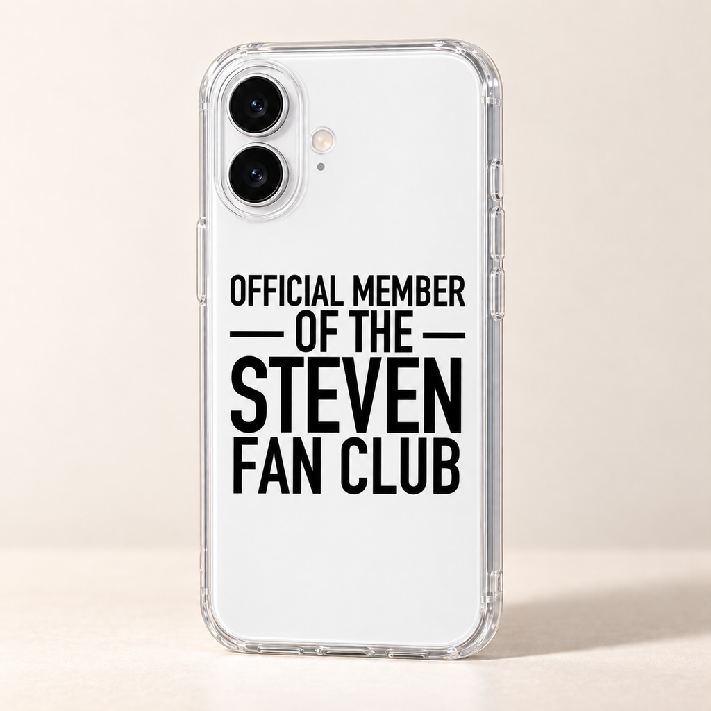 OFFICIAL MEMBER OF THE STEVEN FAN CLUB phone-case iphone-17 mockup