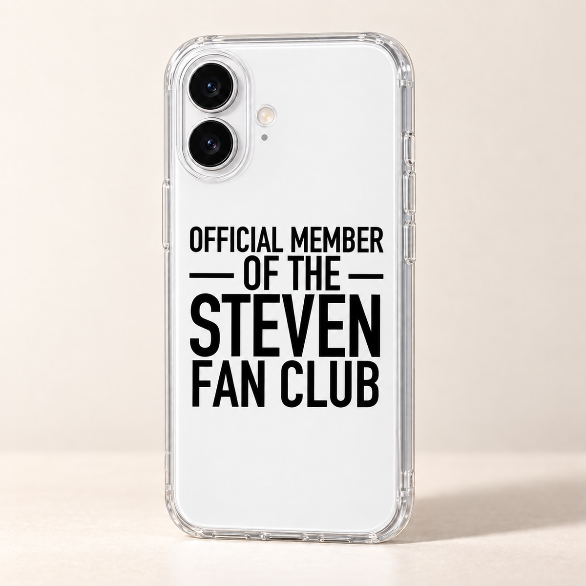 OFFICIAL MEMBER OF THE STEVEN FAN CLUB phone-case iphone-17 mockup