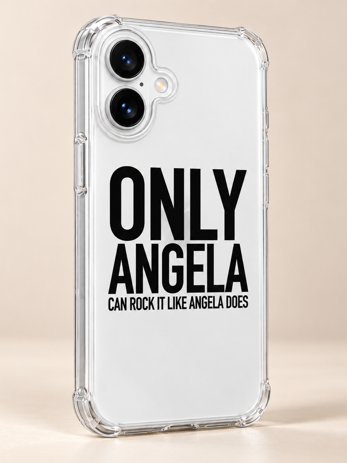 ONLY ANGELA CAN ROCK IT LIKE ANGELA DOES phone-case iphone-16 mockup