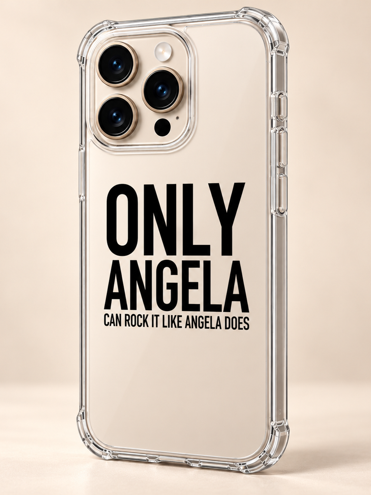 ONLY ANGELA CAN ROCK IT LIKE ANGELA DOES phone-case iphone-16-pro mockup