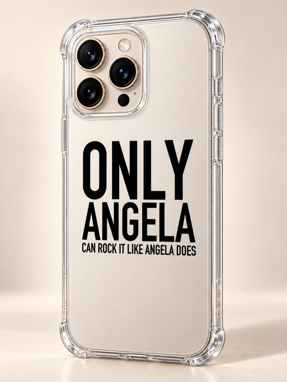 ONLY ANGELA CAN ROCK IT LIKE ANGELA DOES phone-case iphone-16-pro-max mockup