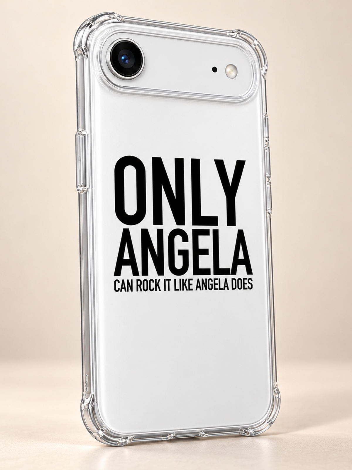 ONLY ANGELA CAN ROCK IT LIKE ANGELA DOES phone-case iphone-17-air mockup