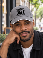SHUT UP! DALE NO MORE FROM YOU TODAY cap model-gray mockup