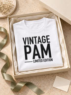 VINTAGE PAM LIMITED EDITION women-tshirt gift mockup