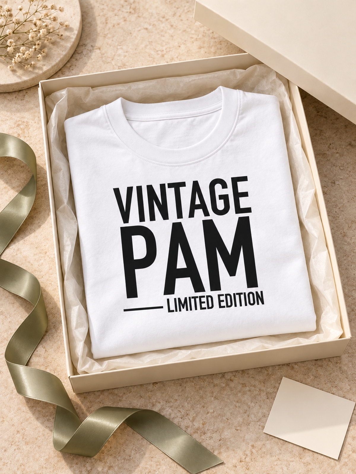 VINTAGE PAM LIMITED EDITION women-tshirt gift mockup