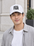 VINTAGE PAM LIMITED EDITION cap model-white mockup