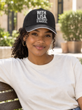 WITH LISA EVERY MOMENT IS MAGICAL. cap model-black mockup
